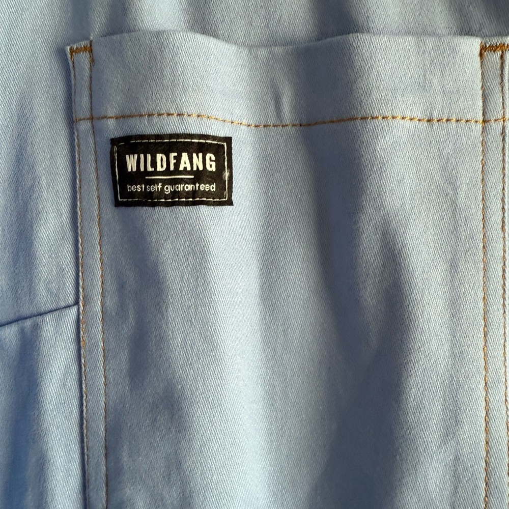 Wildfang Light Blue Utility Jumpsuit - Picture 7 of 8